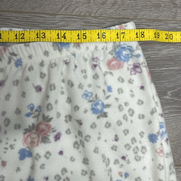 Charter Club Intimates Long Sleeve Button Down Pajama Set White Floral XL - Picture 13 of 16